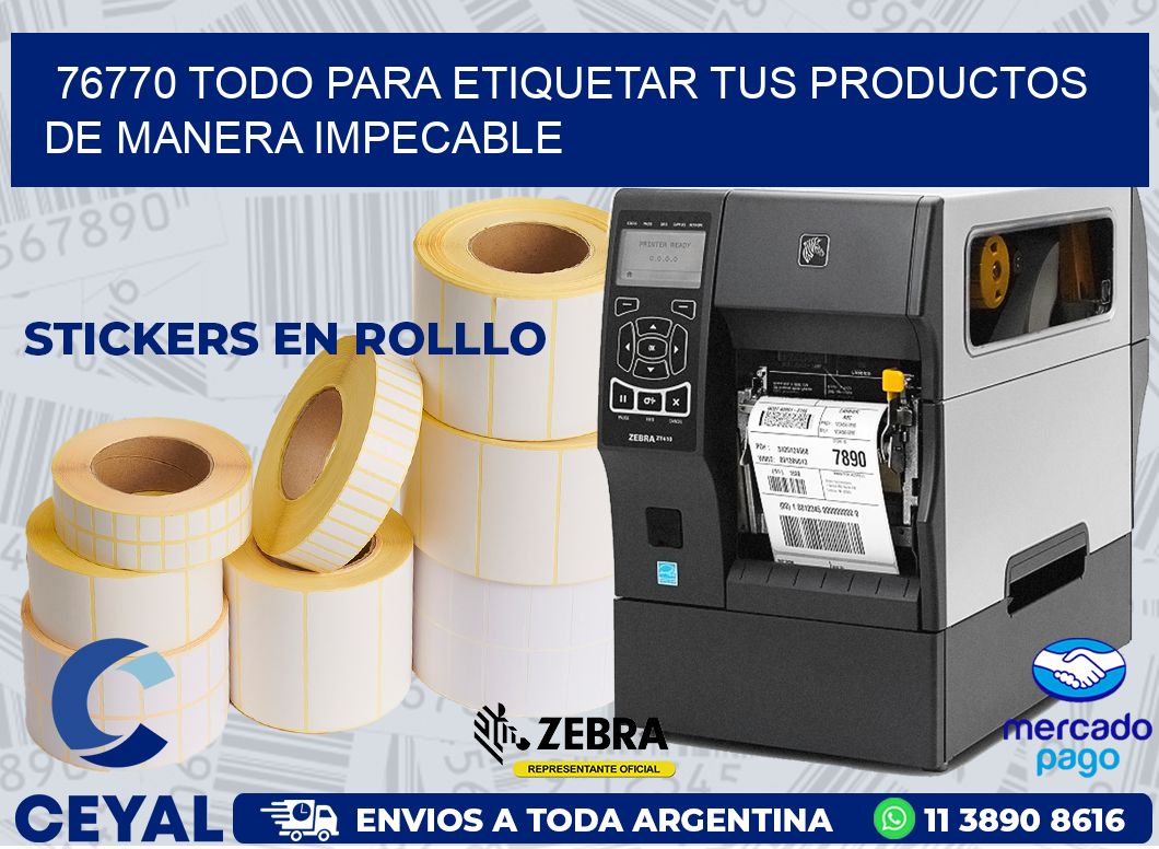 76770 TODO PARA ETIQUETAR TUS PRODUCTOS DE MANERA IMPECABLE