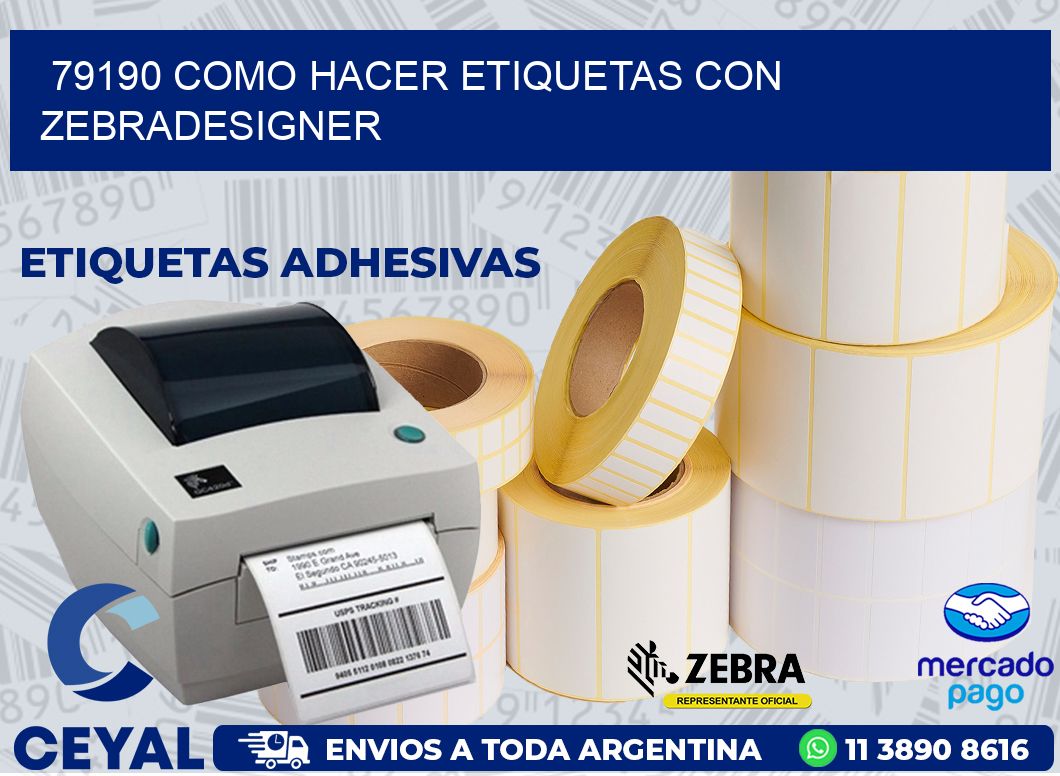 79190 COMO HACER ETIQUETAS CON ZEBRADESIGNER