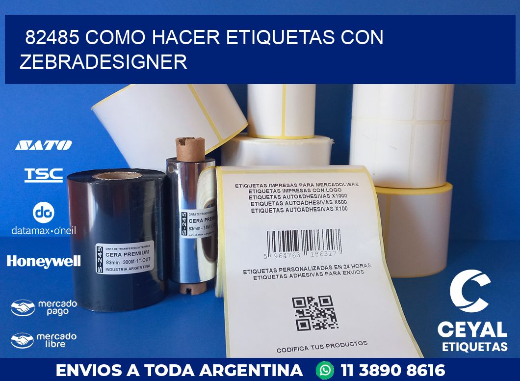 82485 COMO HACER ETIQUETAS CON ZEBRADESIGNER