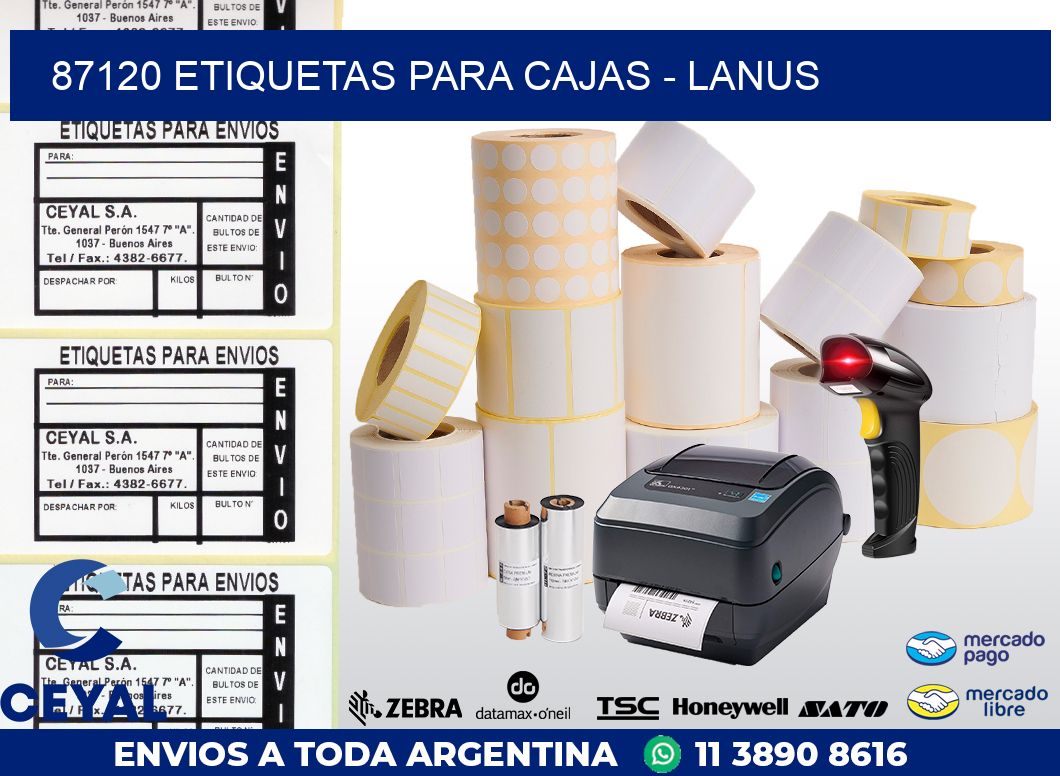87120 ETIQUETAS PARA CAJAS – LANUS