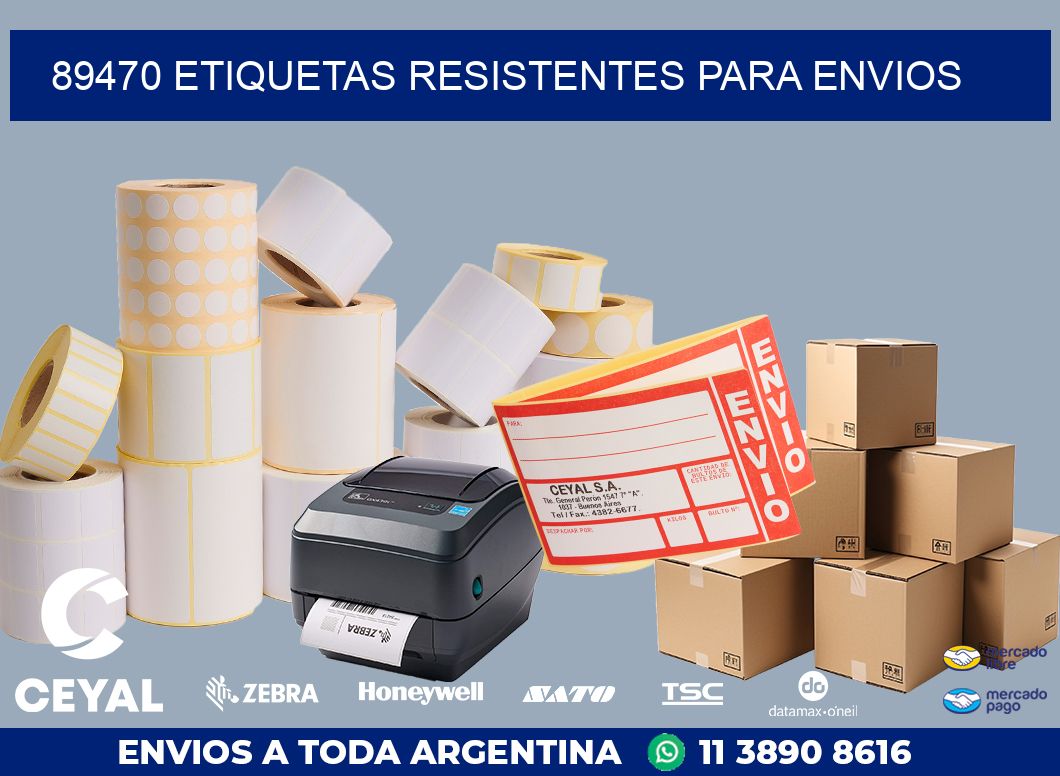 89470 ETIQUETAS RESISTENTES PARA ENVIOS