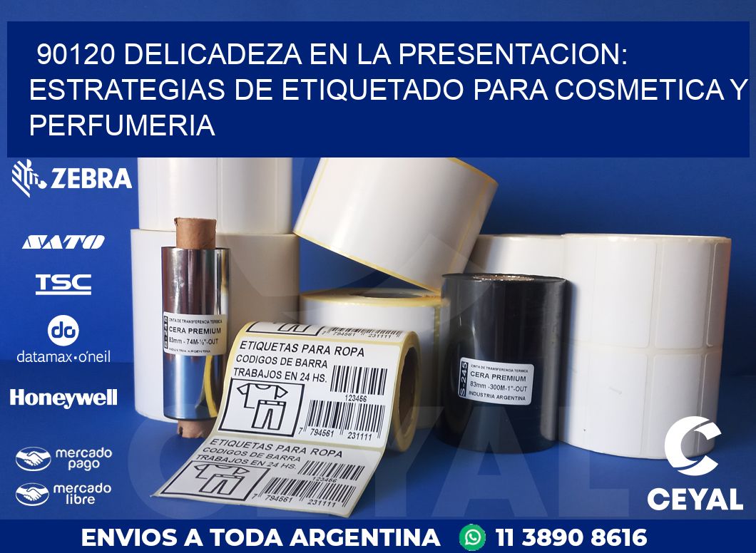 90120 DELICADEZA EN LA PRESENTACION: ESTRATEGIAS DE ETIQUETADO PARA COSMETICA Y PERFUMERIA