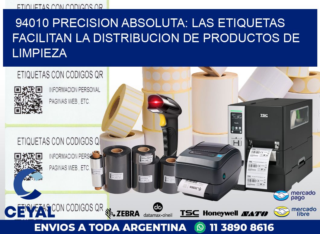 94010 PRECISION ABSOLUTA: LAS ETIQUETAS FACILITAN LA DISTRIBUCION DE PRODUCTOS DE LIMPIEZA