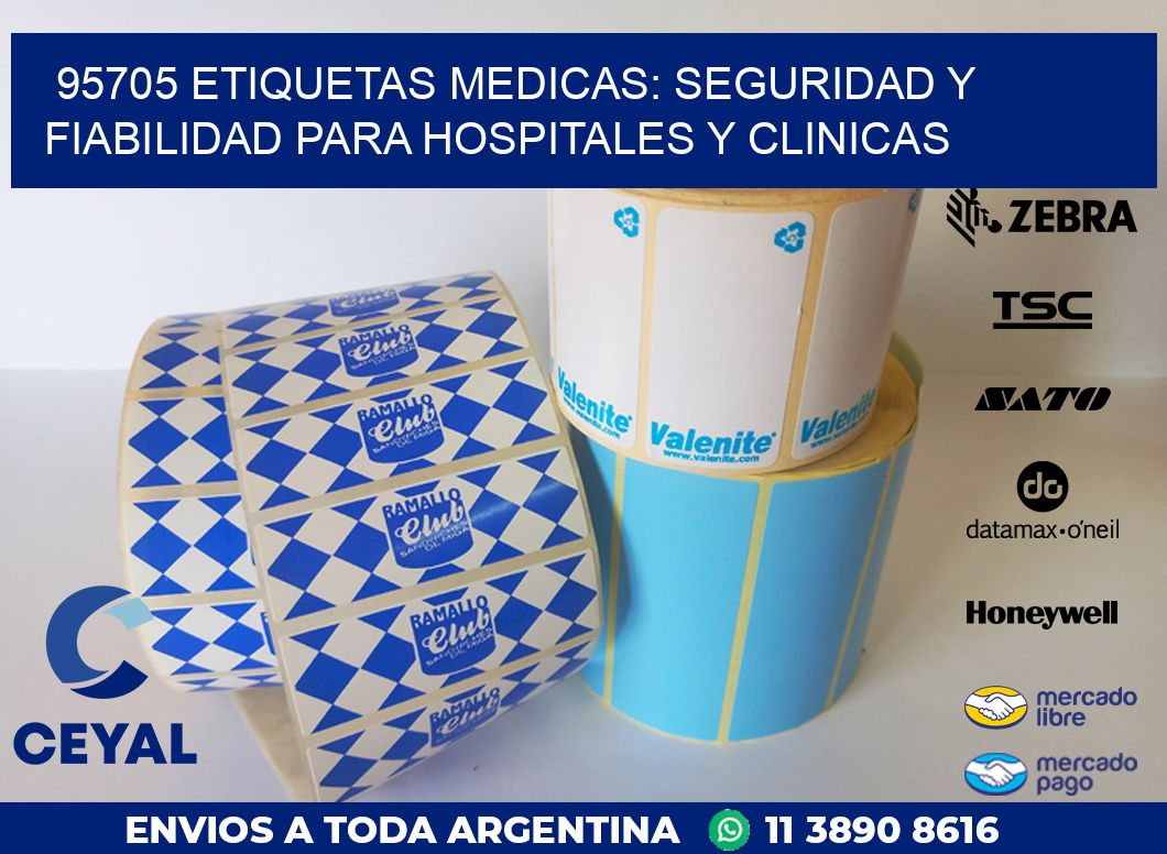 95705 ETIQUETAS MEDICAS: SEGURIDAD Y FIABILIDAD PARA HOSPITALES Y CLINICAS