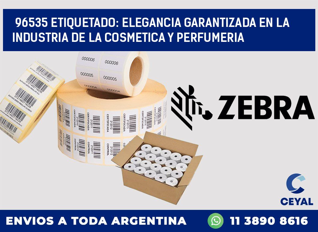96535 ETIQUETADO: ELEGANCIA GARANTIZADA EN LA INDUSTRIA DE LA COSMETICA Y PERFUMERIA