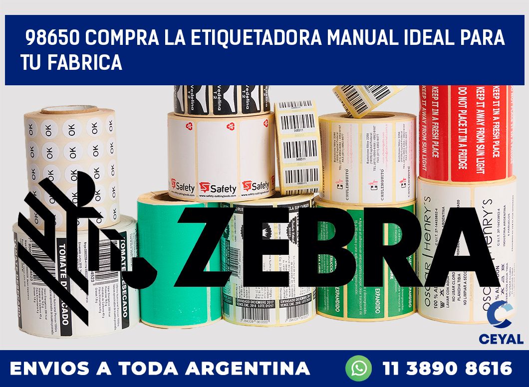 98650 COMPRA LA ETIQUETADORA MANUAL IDEAL PARA TU FABRICA