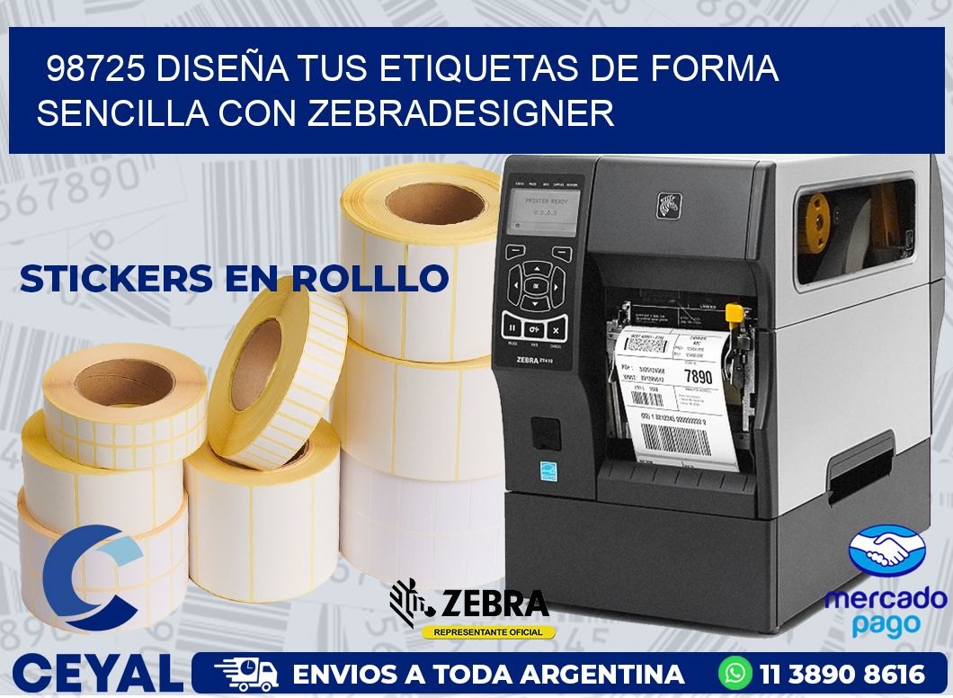 98725 DISEÑA TUS ETIQUETAS DE FORMA SENCILLA CON ZEBRADESIGNER