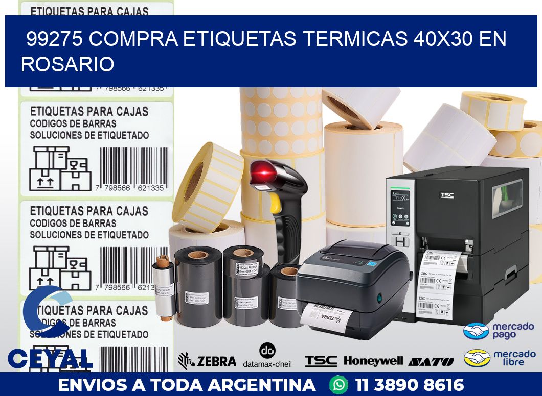 99275 COMPRA ETIQUETAS TERMICAS 40X30 EN ROSARIO