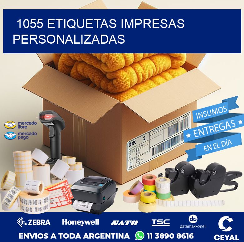 1055 ETIQUETAS IMPRESAS PERSONALIZADAS