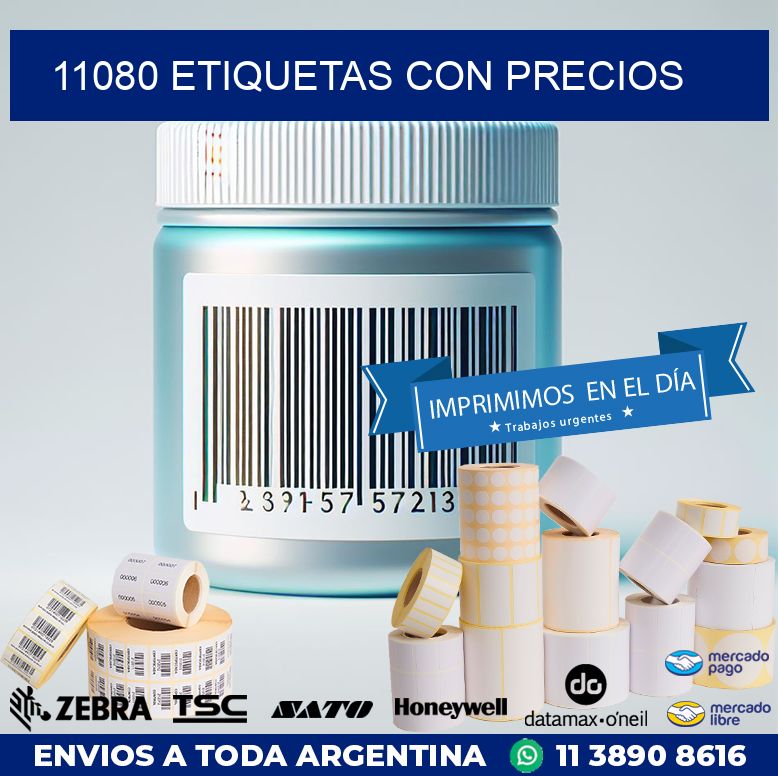 11080 ETIQUETAS CON PRECIOS