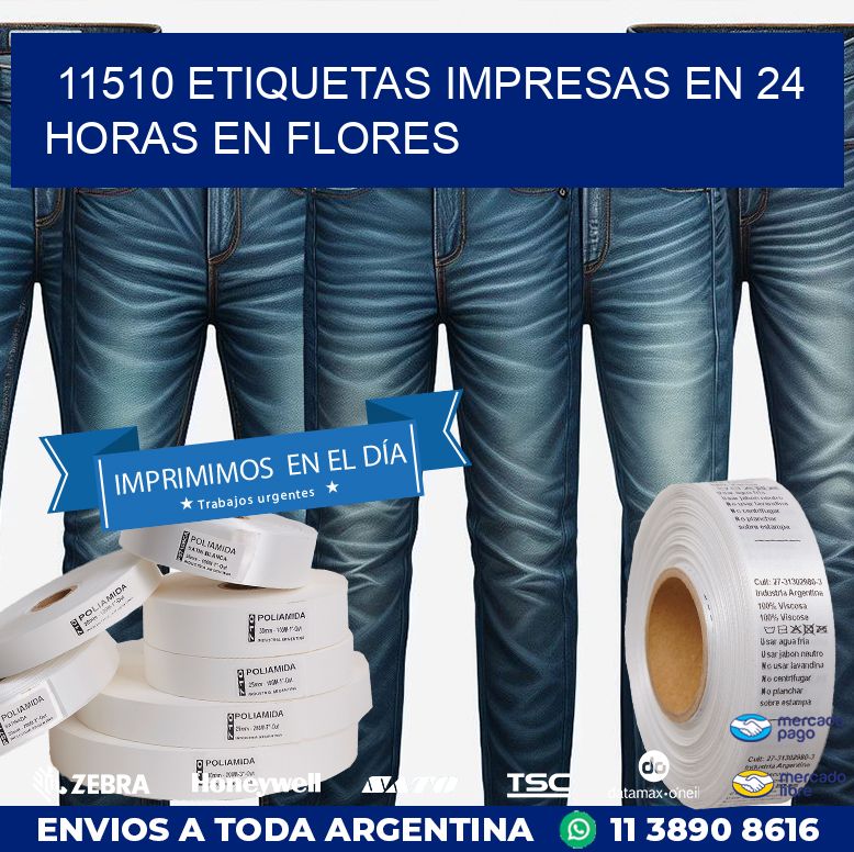11510 ETIQUETAS IMPRESAS EN 24 HORAS EN FLORES