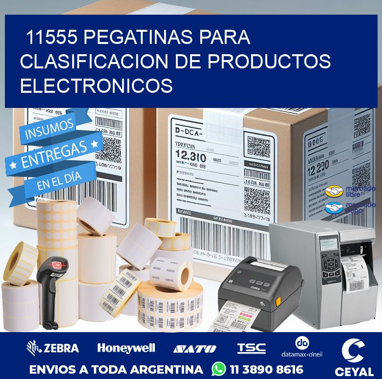 11555 PEGATINAS PARA CLASIFICACION DE PRODUCTOS ELECTRONICOS