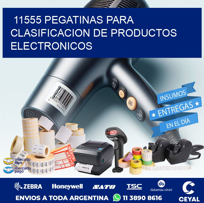 11555 PEGATINAS PARA CLASIFICACION DE PRODUCTOS ELECTRONICOS