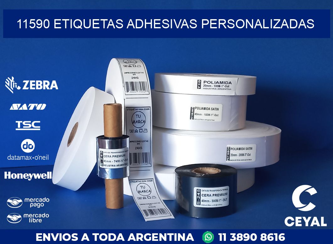 11590 ETIQUETAS ADHESIVAS PERSONALIZADAS