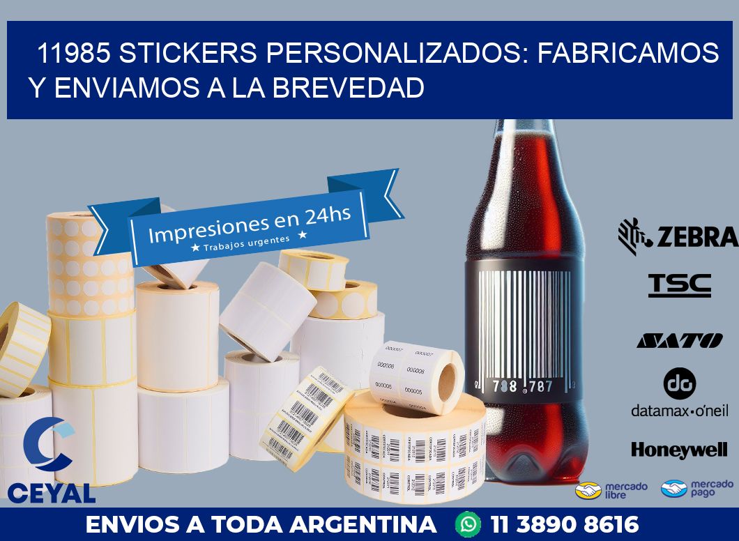 11985 STICKERS PERSONALIZADOS: FABRICAMOS Y ENVIAMOS A LA BREVEDAD