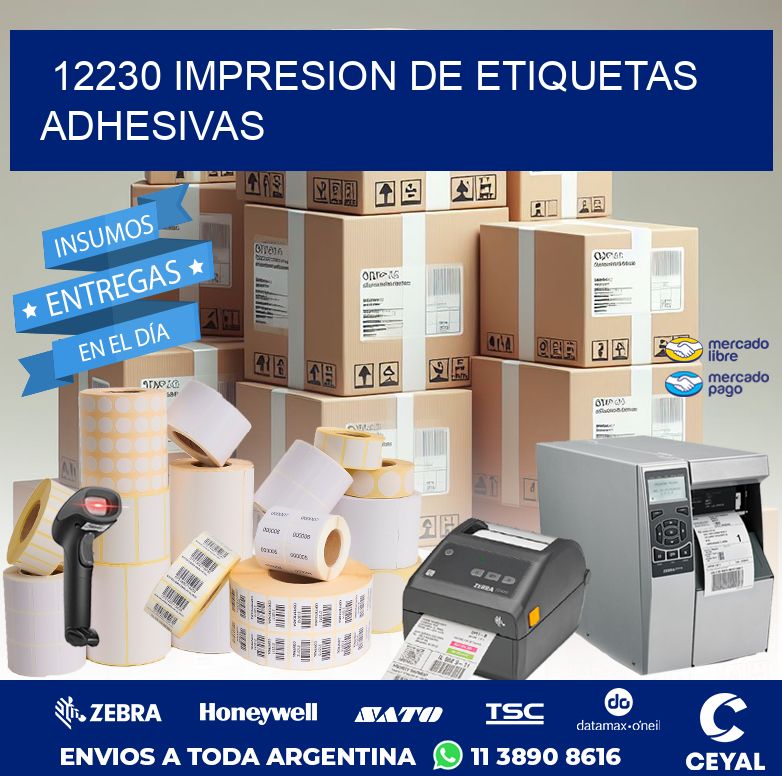 12230 IMPRESION DE ETIQUETAS ADHESIVAS
