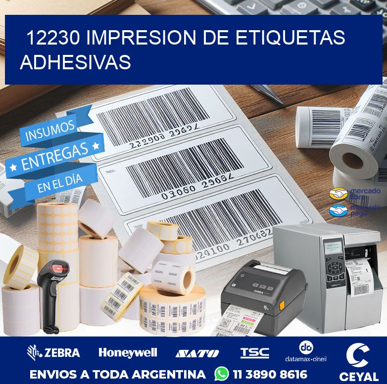 12230 IMPRESION DE ETIQUETAS ADHESIVAS