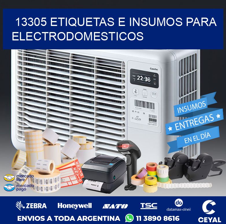 13305 ETIQUETAS E INSUMOS PARA ELECTRODOMESTICOS