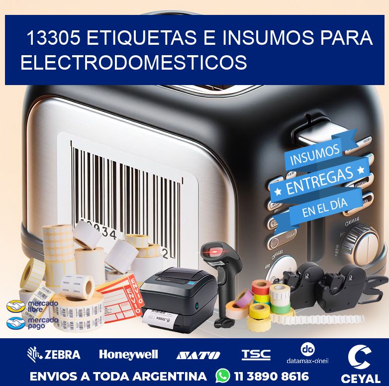 13305 ETIQUETAS E INSUMOS PARA ELECTRODOMESTICOS