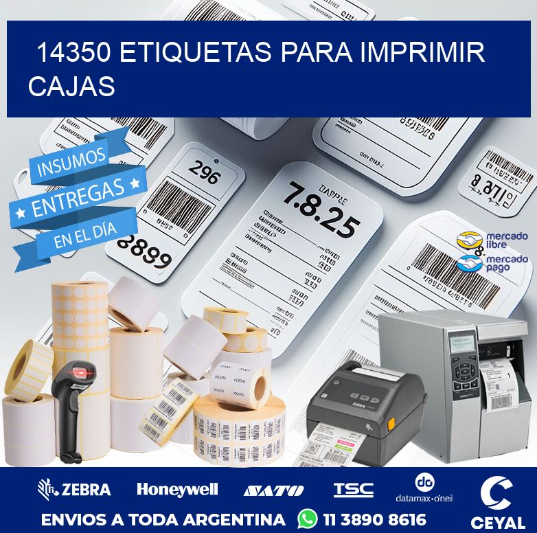 14350 ETIQUETAS PARA IMPRIMIR CAJAS