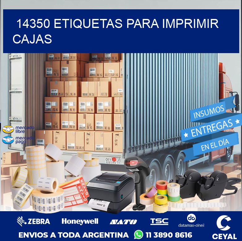 14350 ETIQUETAS PARA IMPRIMIR CAJAS