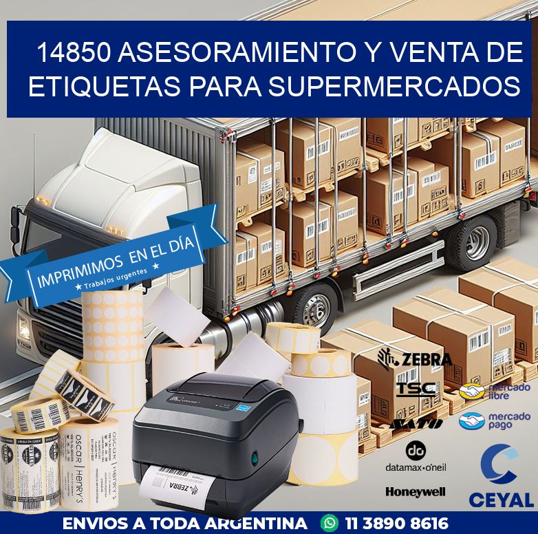 14850 ASESORAMIENTO Y VENTA DE ETIQUETAS PARA SUPERMERCADOS