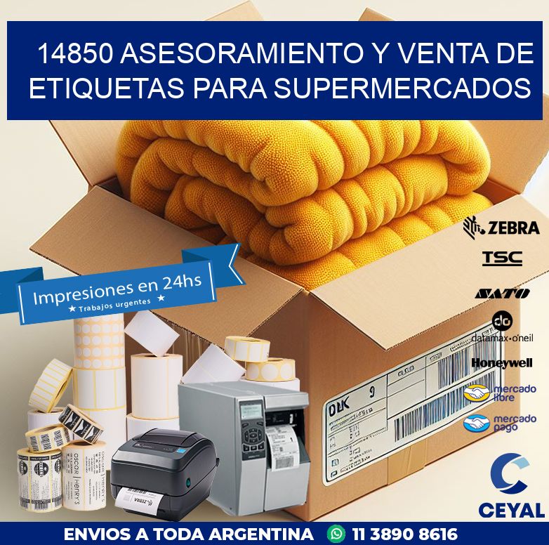 14850 ASESORAMIENTO Y VENTA DE ETIQUETAS PARA SUPERMERCADOS