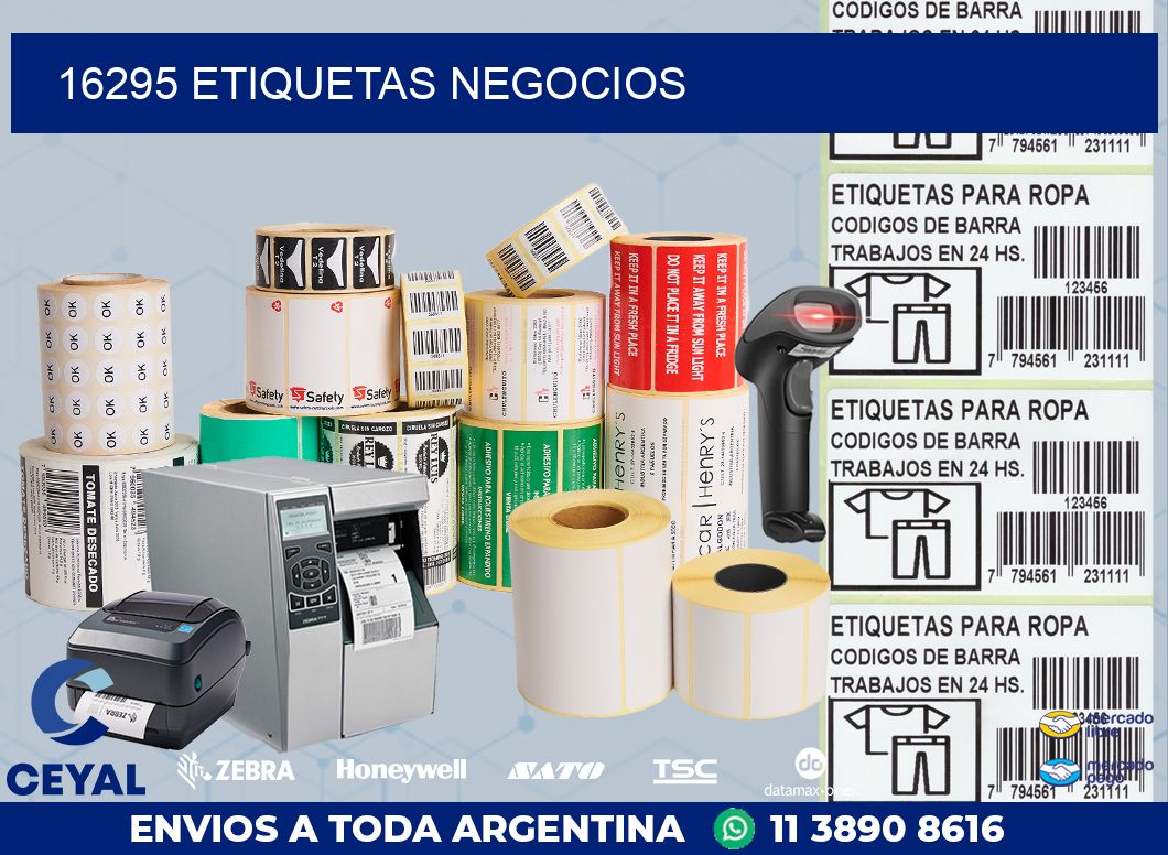 16295 ETIQUETAS NEGOCIOS