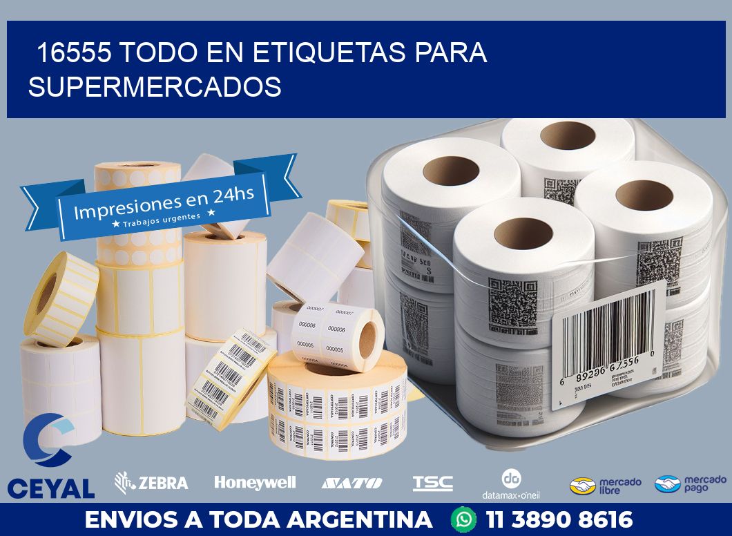 16555 TODO EN ETIQUETAS PARA SUPERMERCADOS