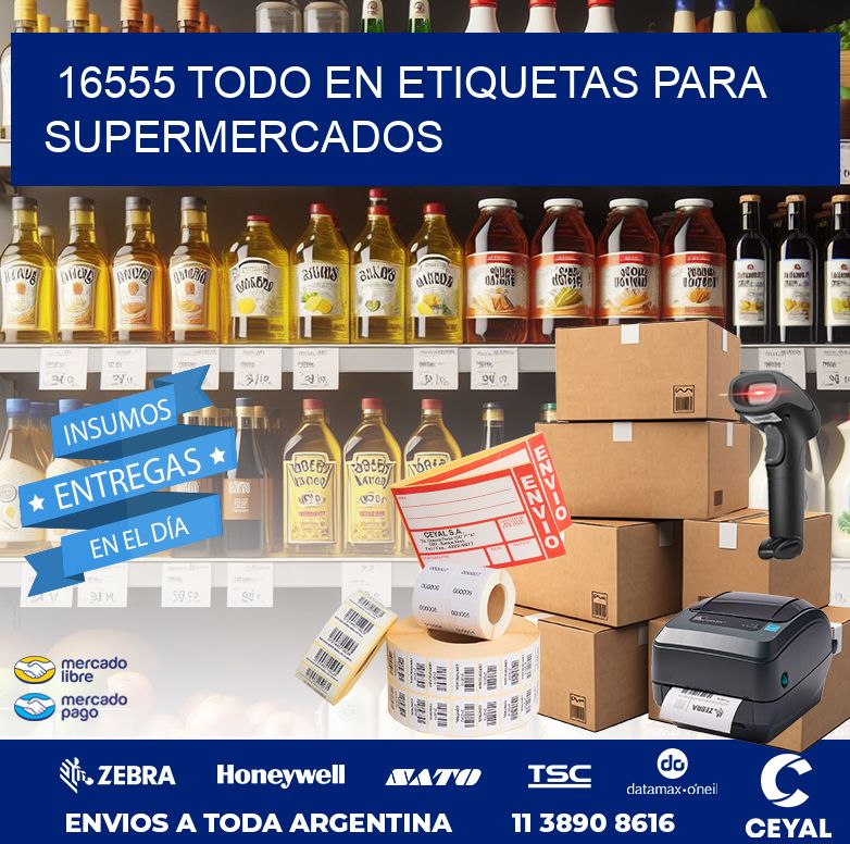 16555 TODO EN ETIQUETAS PARA SUPERMERCADOS