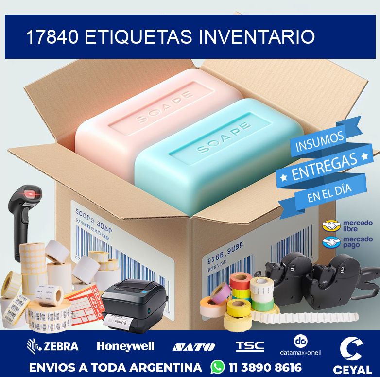 17840 ETIQUETAS INVENTARIO