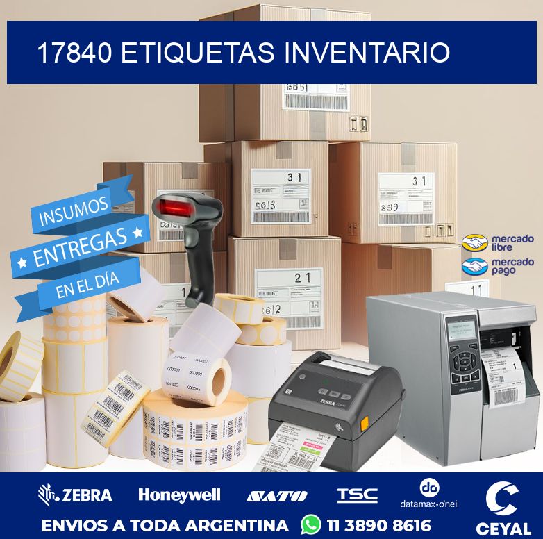 17840 ETIQUETAS INVENTARIO