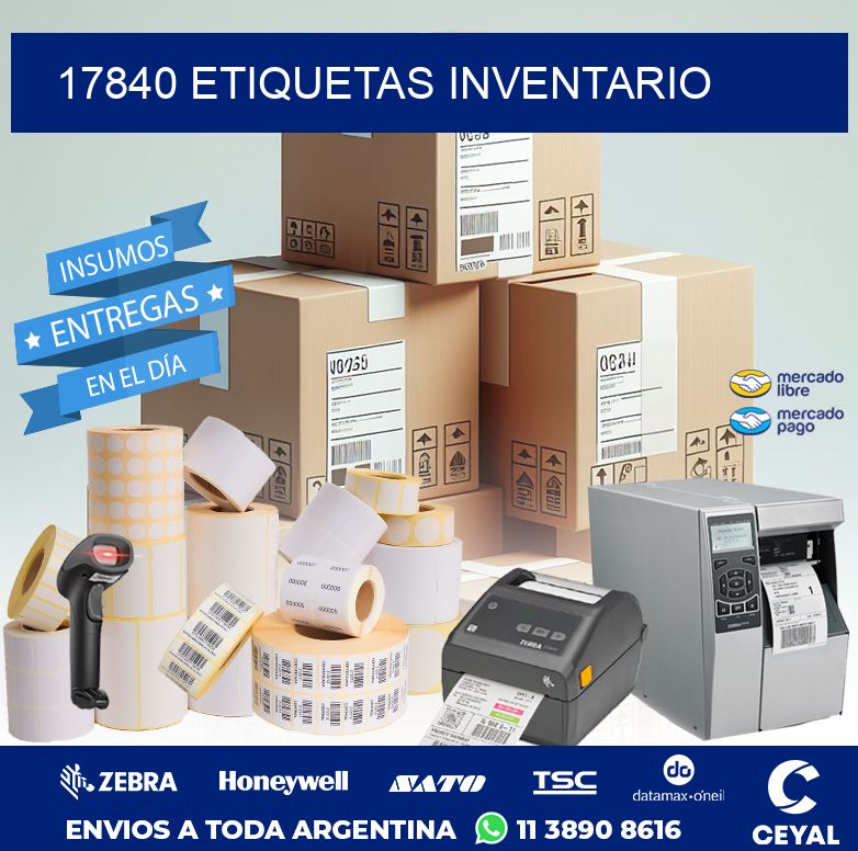 17840 ETIQUETAS INVENTARIO