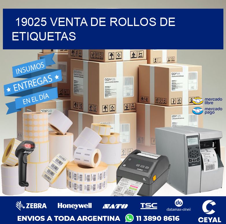19025 VENTA DE ROLLOS DE ETIQUETAS