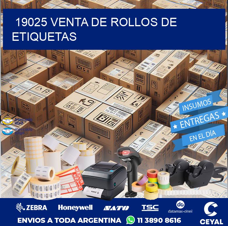 19025 VENTA DE ROLLOS DE ETIQUETAS