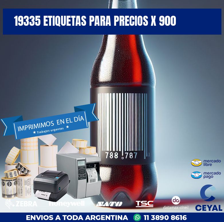 19335 ETIQUETAS PARA PRECIOS X 900