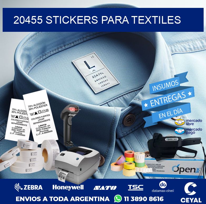 20455 STICKERS PARA TEXTILES