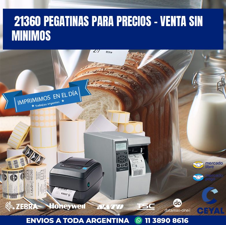 21360 PEGATINAS PARA PRECIOS - VENTA SIN MINIMOS