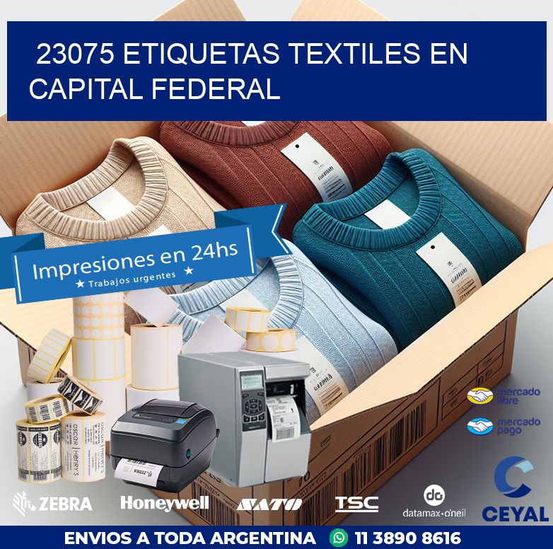 23075 ETIQUETAS TEXTILES EN CAPITAL FEDERAL