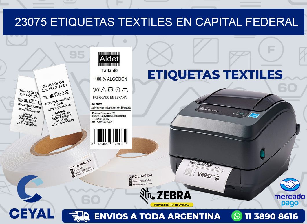 23075 ETIQUETAS TEXTILES EN CAPITAL FEDERAL