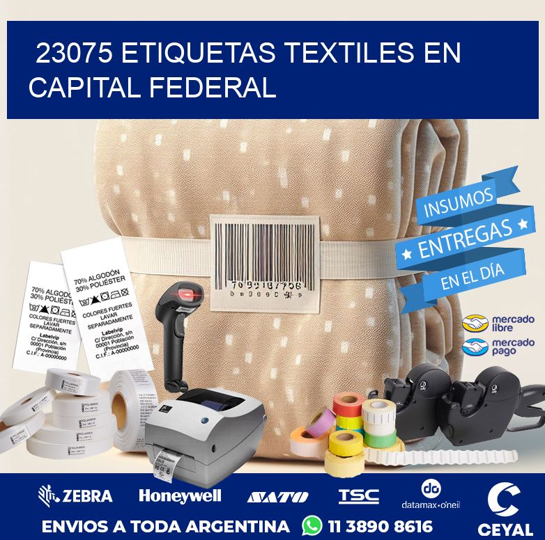 23075 ETIQUETAS TEXTILES EN CAPITAL FEDERAL