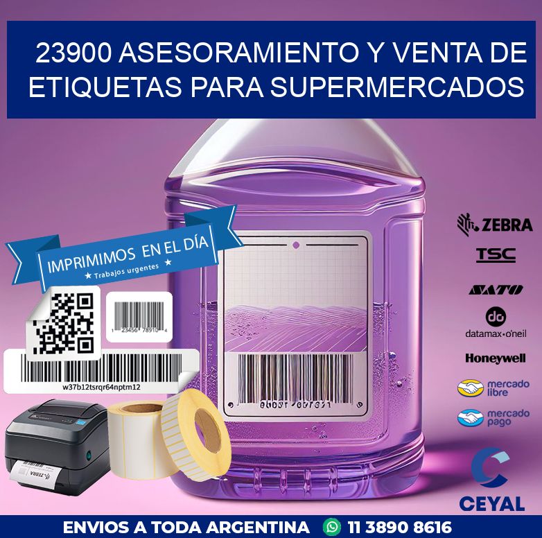 23900 ASESORAMIENTO Y VENTA DE ETIQUETAS PARA SUPERMERCADOS