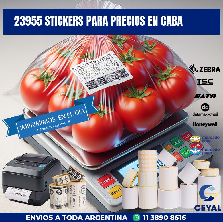 23955 STICKERS PARA PRECIOS EN CABA