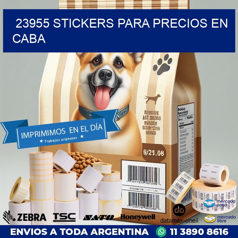 23955 STICKERS PARA PRECIOS EN CABA