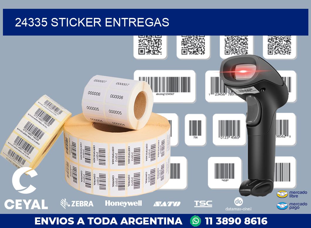 24335 STICKER ENTREGAS