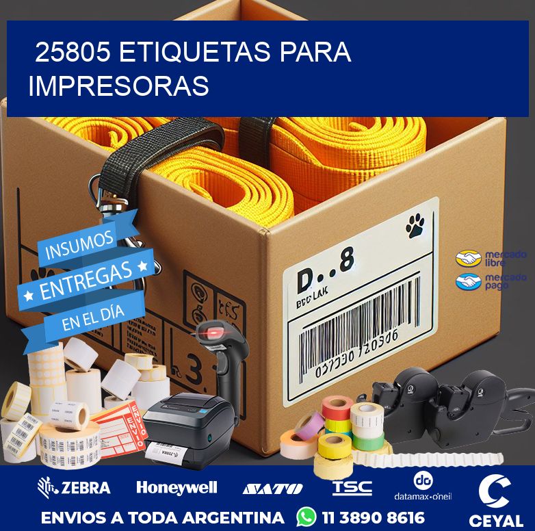 25805 ETIQUETAS PARA IMPRESORAS
