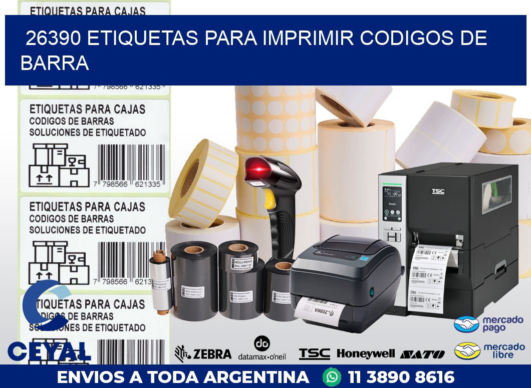 26390 ETIQUETAS PARA IMPRIMIR CODIGOS DE BARRA