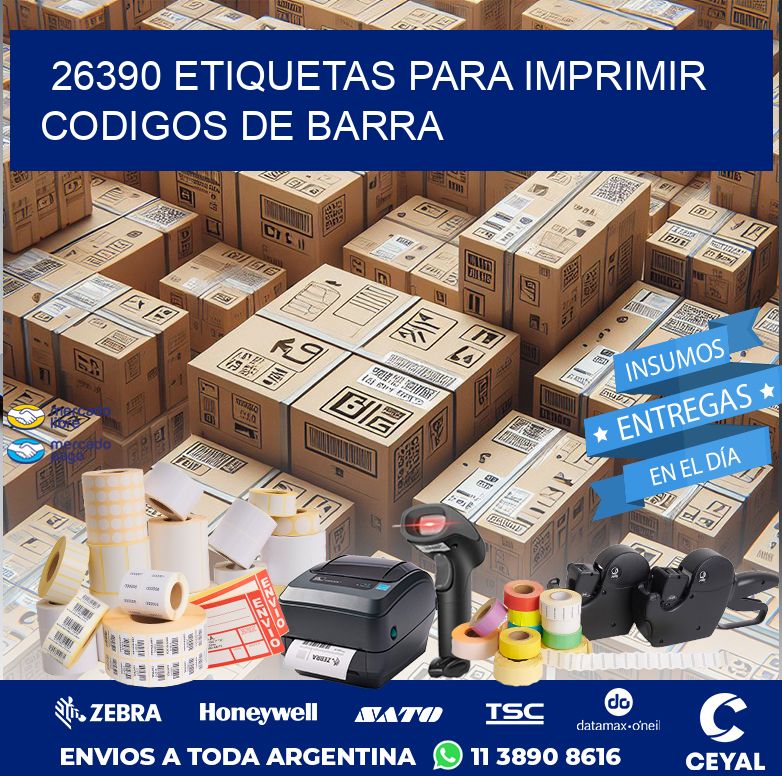 26390 ETIQUETAS PARA IMPRIMIR CODIGOS DE BARRA