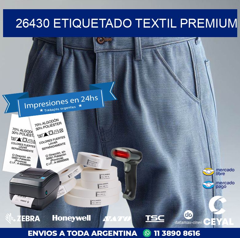 26430 ETIQUETADO TEXTIL PREMIUM