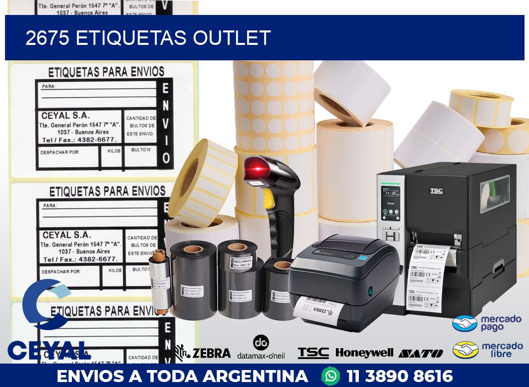 2675 ETIQUETAS OUTLET